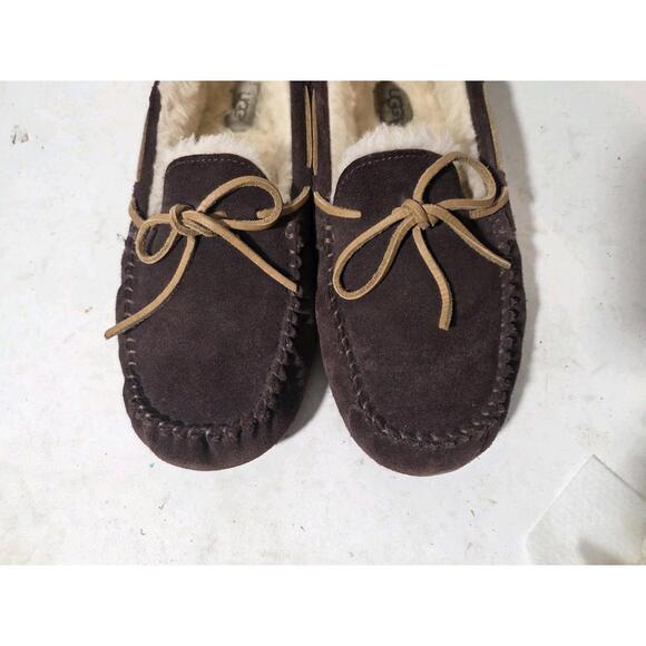 UGG Men's Olsen Slippers Espresso Brown House Shoes Moccasins indoor outdoor 11 - Picture 2 of 16